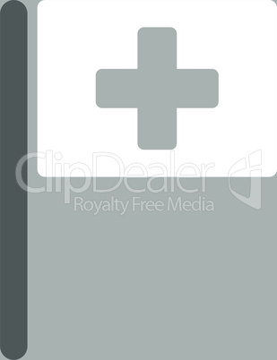 bg-Silver Bicolor Dark_Gray-White--hospital flag.eps