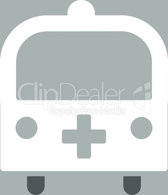 bg-Silver Bicolor Dark_Gray-White--medical bus.eps