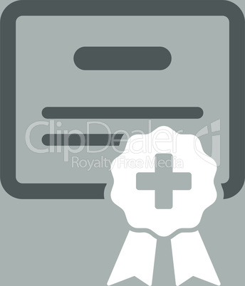 bg-Silver Bicolor Dark_Gray-White--medical certification.eps