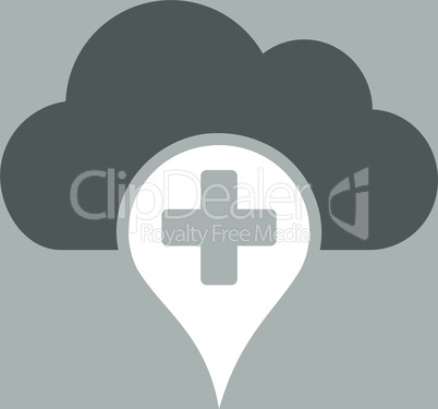 bg-Silver Bicolor Dark_Gray-White--medical cloud.eps