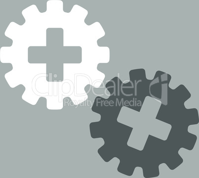 bg-Silver Bicolor Dark_Gray-White--medical gears.eps