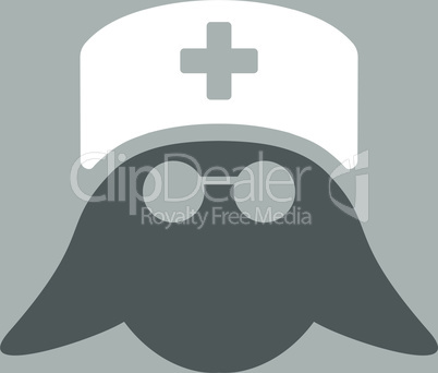 bg-Silver Bicolor Dark_Gray-White--medical nurse head.eps