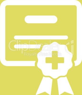 bg-Yellow White--medical certification.eps