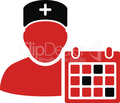 Bicolor Blood-Black--doctor calendar.eps