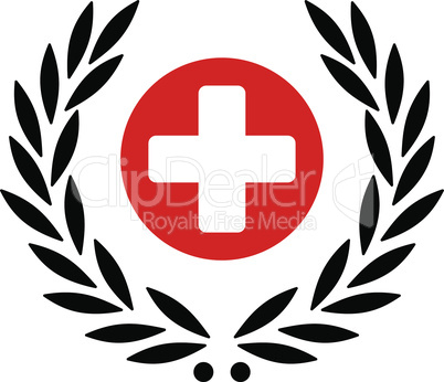 Bicolor Blood-Black--health care embleme.eps