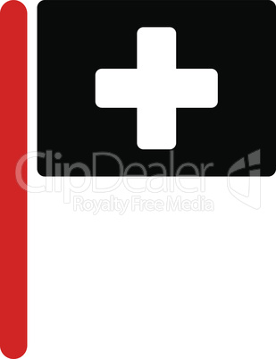 Bicolor Blood-Black--hospital flag.eps