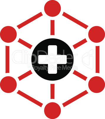 Bicolor Blood-Black--medical network.eps