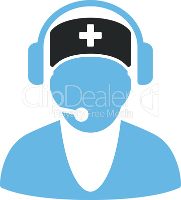 Bicolor Blue-Gray--hospital receptionist.eps