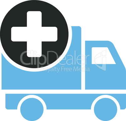 Bicolor Blue-Gray--medical delivery.eps