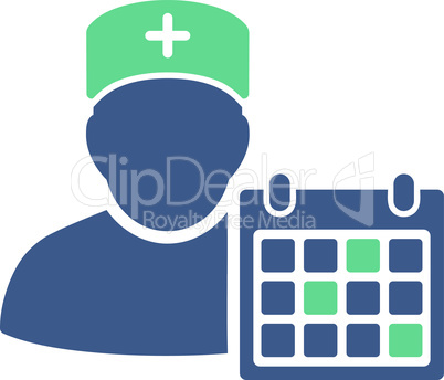 BiColor Cobalt-Cyan--doctor calendar.eps