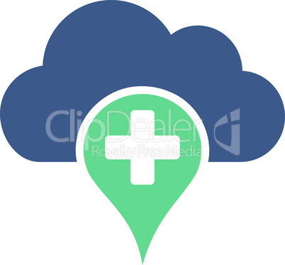 BiColor Cobalt-Cyan--medical cloud.eps