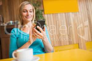 Young woman using smartphone