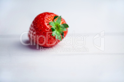 Fresh strawberry in close up