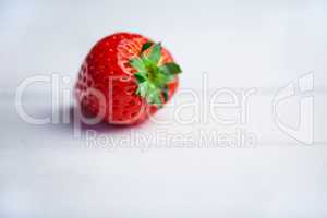 Fresh strawberry in close up