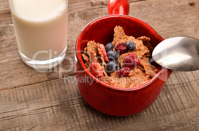 Breakfast with muesli