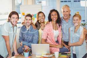 Business people in meeting room