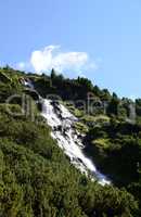 Wasserfall an den Mutterberger Seen
