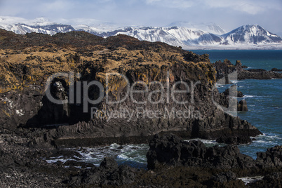 Impressive volcanic fjords in West Iceland