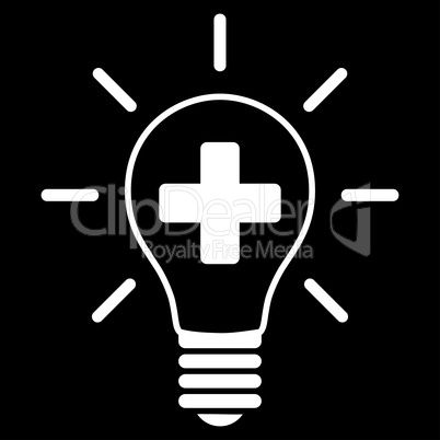 Creative Medicine Bulb Icon