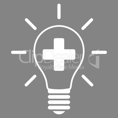 Creative Medicine Bulb Icon