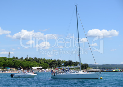 Boot bei Rovinj