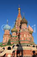 blessed Basil cathedral in moscow