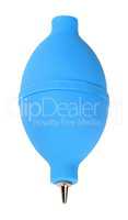 Blue Rubber Bulb Isolated