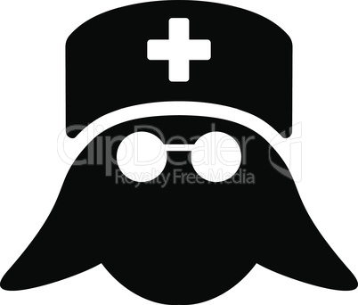 Black--medical nurse head.eps