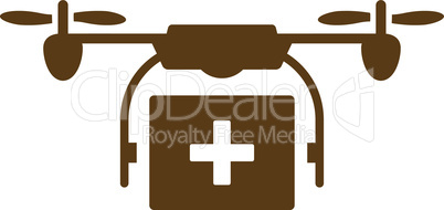 Brown--medical drone shipment.eps