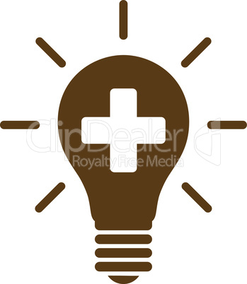 Brown--medical electric lamp.eps