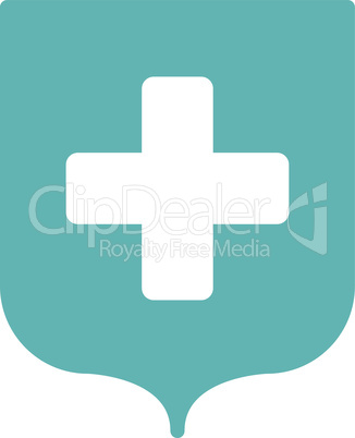 Cyan--medical shield.eps