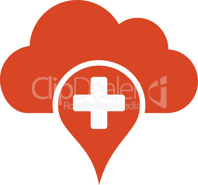 Orange--medical cloud.eps