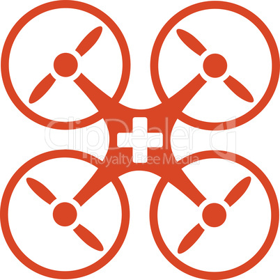 Orange--medical drone.eps