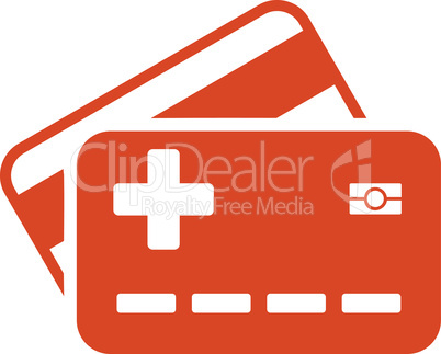 Orange--medical insurance cards.eps
