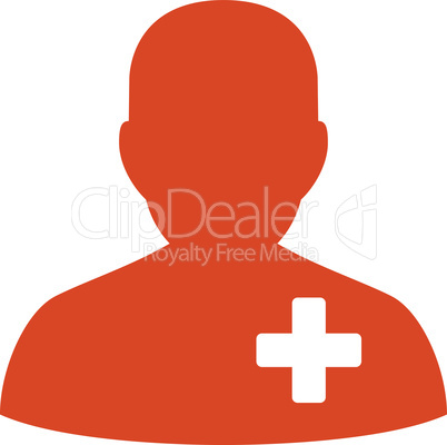 Orange--medical volunteer.eps