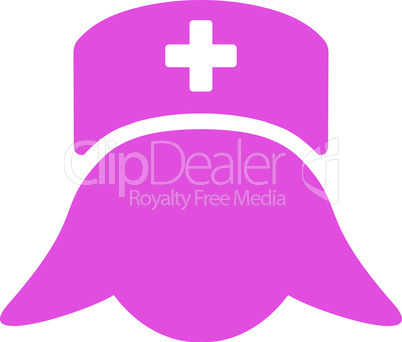 Pink--hospital nurse head.eps