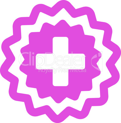 Pink--medical cross stamp.eps