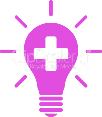 Pink--medical electric lamp.eps