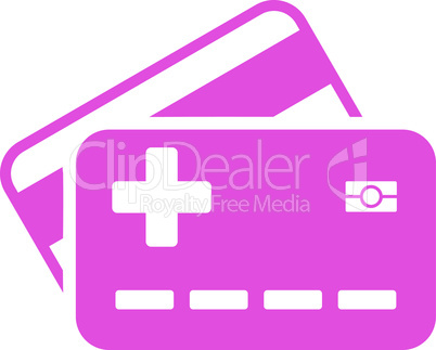 Pink--medical insurance cards.eps