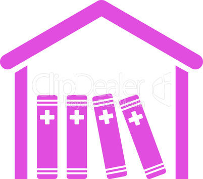 Pink--medical library.eps