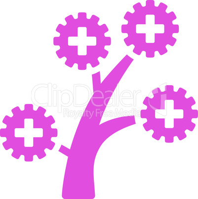 Pink--medical technology tree.eps