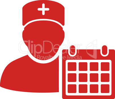 Red--doctor calendar.eps