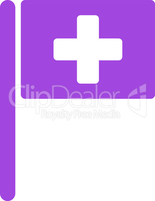Violet--hospital flag.eps