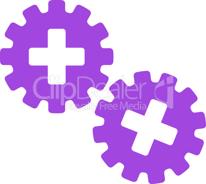 Violet--medical gears.eps