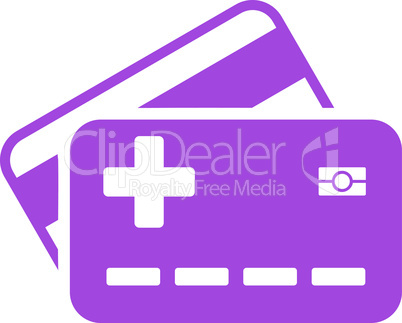 Violet--medical insurance cards.eps