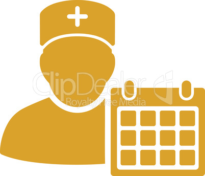 Yellow--doctor calendar.eps