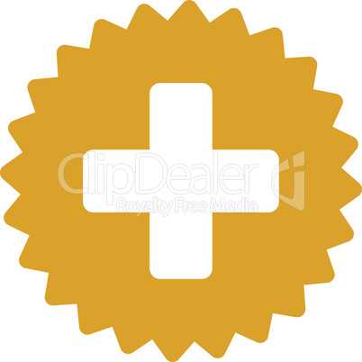 Yellow--health care stamp.eps