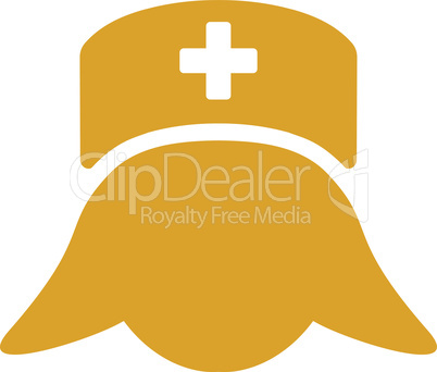 Yellow--hospital nurse head.eps