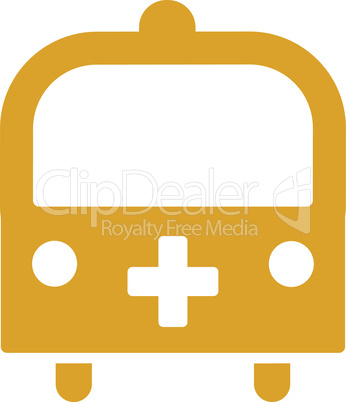 Yellow--medical bus.eps