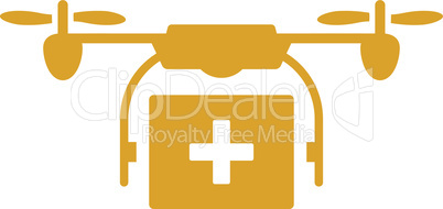 Yellow--medical drone shipment.eps
